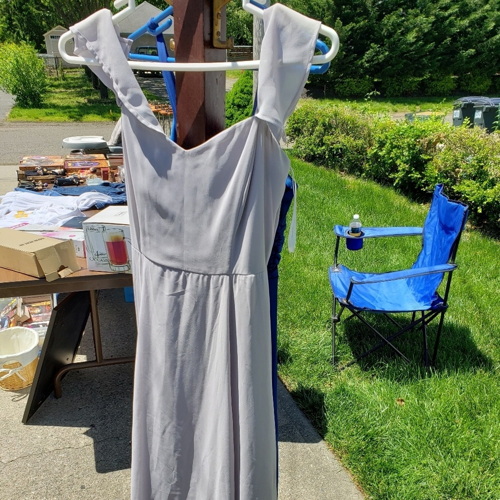 Grey gown